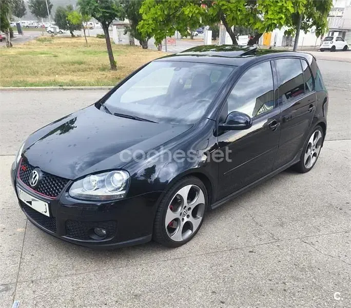 Usado VW Golf V GTI 200 CV (147 kW) 2007 Negro Berlina