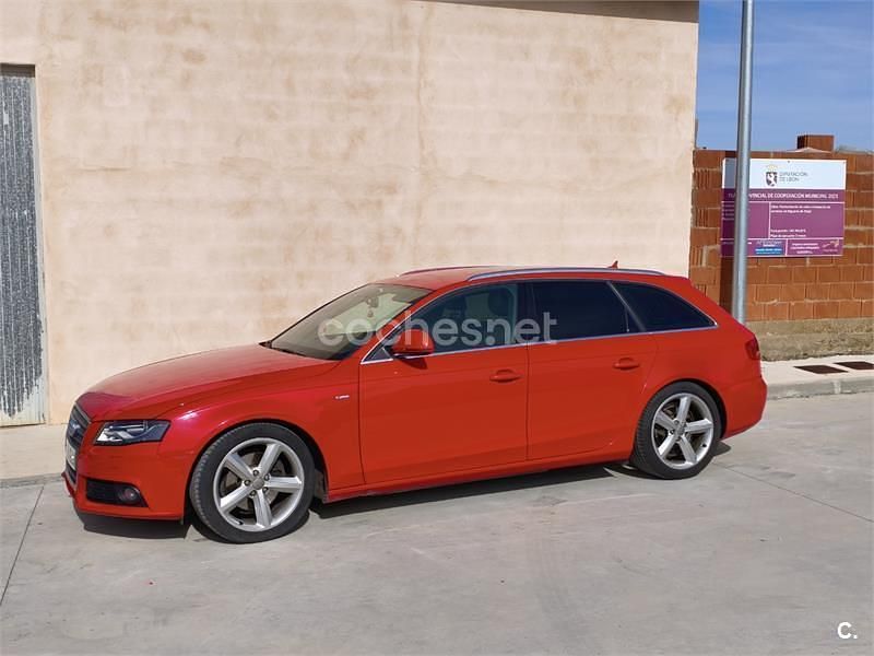 Usado Audi A4 S-Line 170 CV (125 kW) 2008 Rojo Familiar