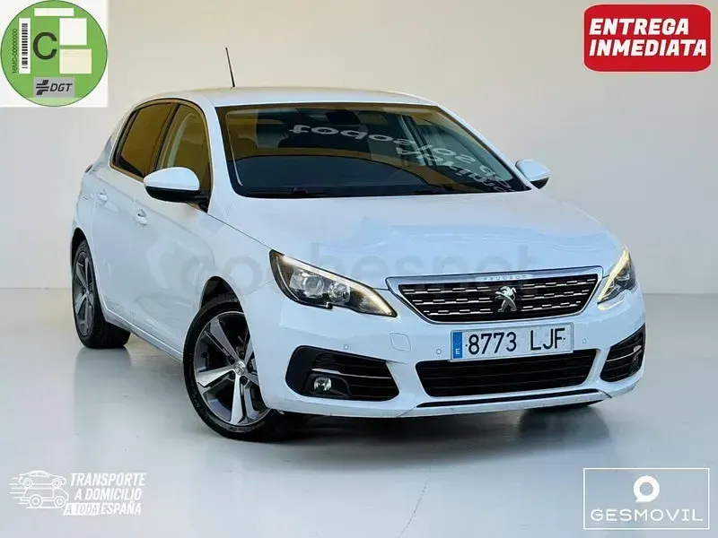 Usado Peugeot 308 Allure 130 CV (95 kW) 2020 Blanco Berlina