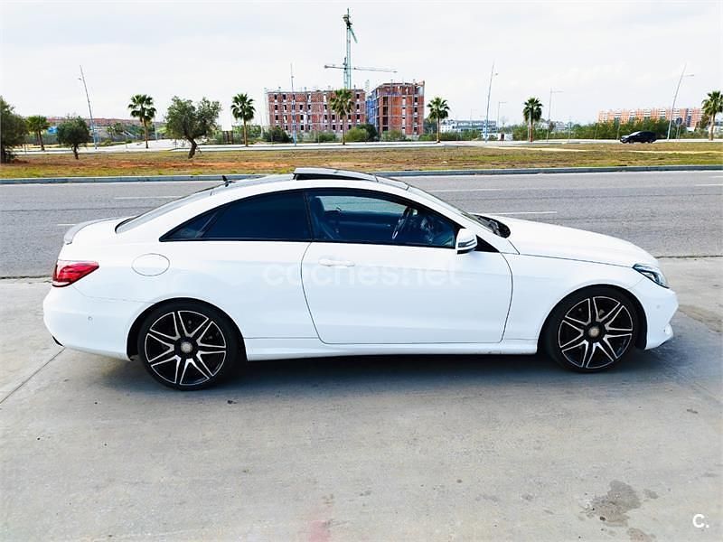 Usado Mercedes E220 194 CV (142 kW) 2016 Blanco Coupe