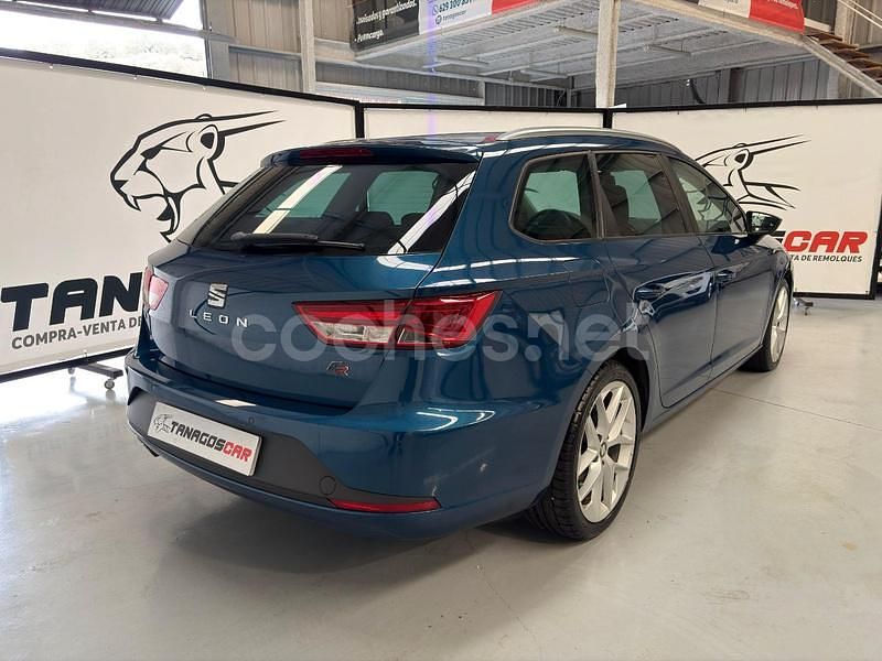 Usado Seat Leon FR 150 CV (110 kW) 2014 Azul Familiar
