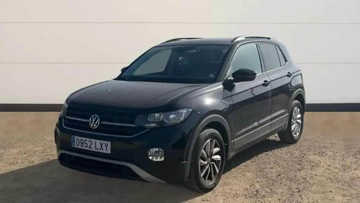 Usado VW T-Cross Advance 95 CV (69 kW) 2022 Negro SUV