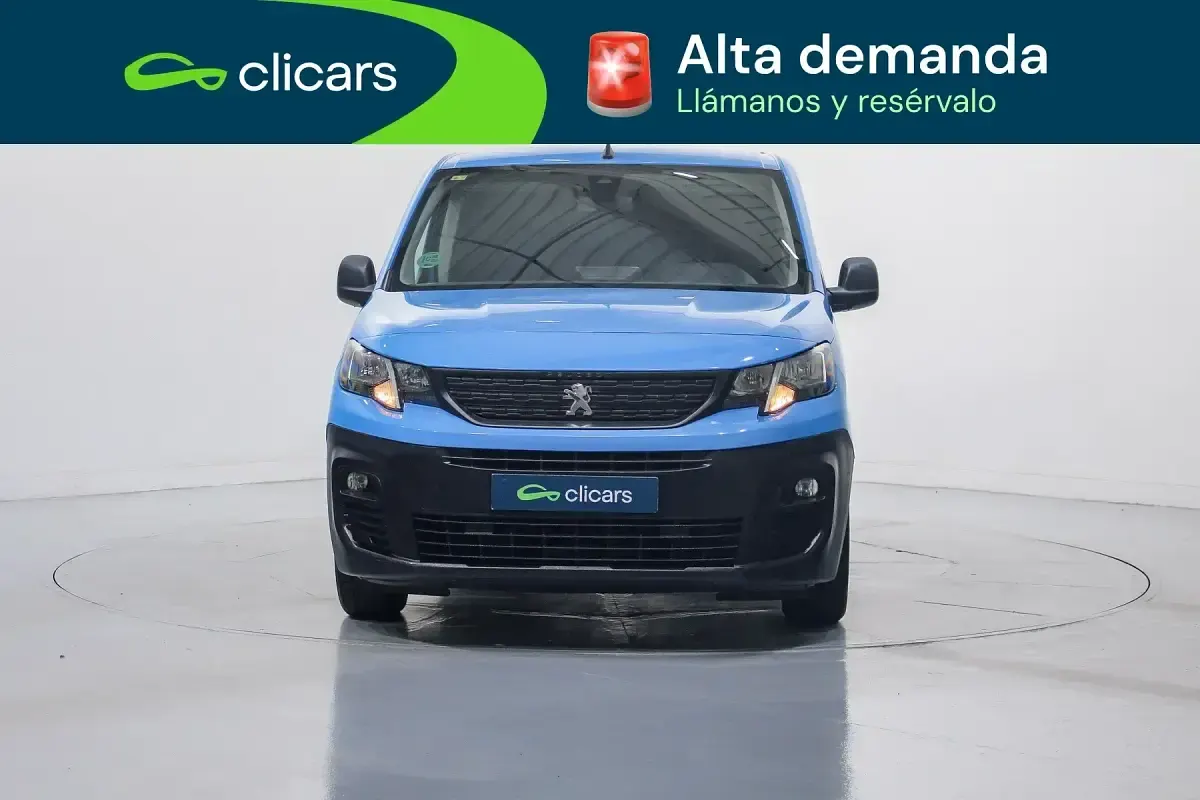 Usado Peugeot Partner Premium 75 CV (55 kW) 2019 Azul Monovolumen