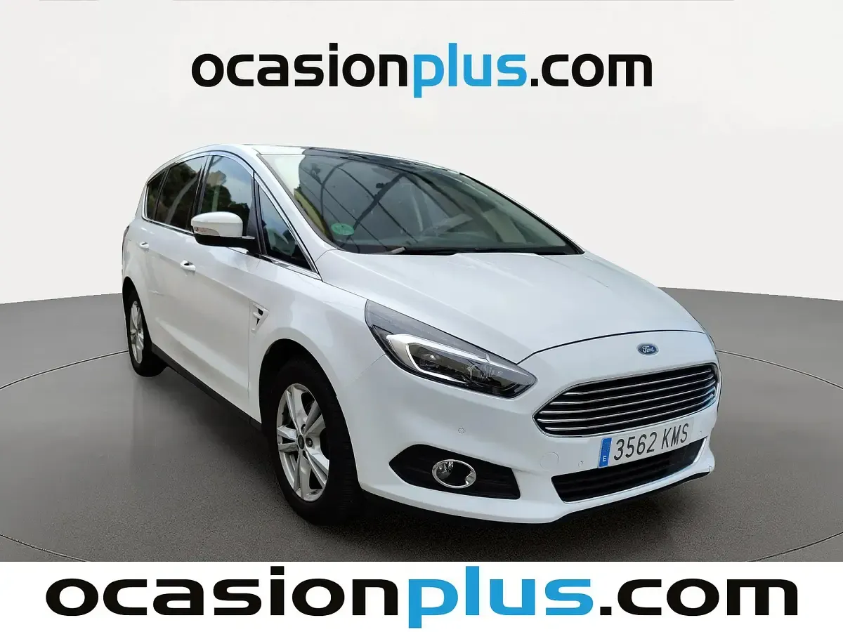 Usado Ford S-MAX Titanium 160 CV (117 kW) 2018 Blanco Monovolumen