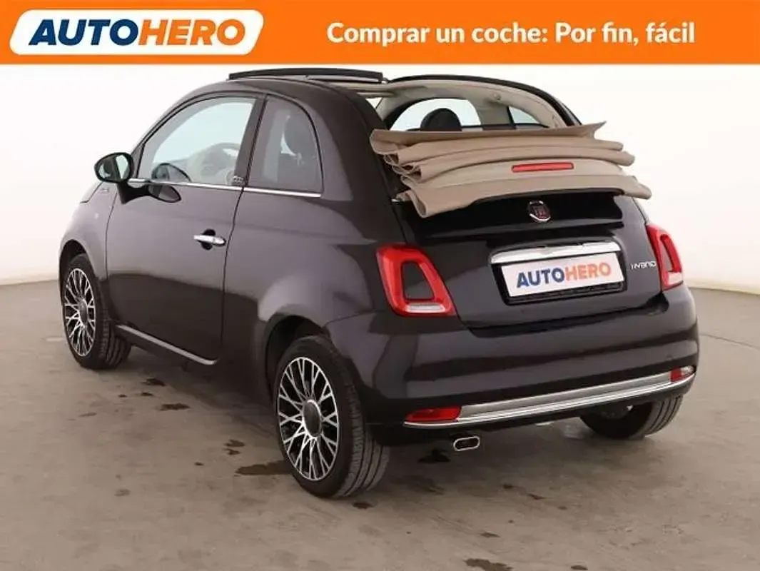 Usado Fiat 500 Dolcevita 69 CV (50 kW) 2022 Negro Descapotable