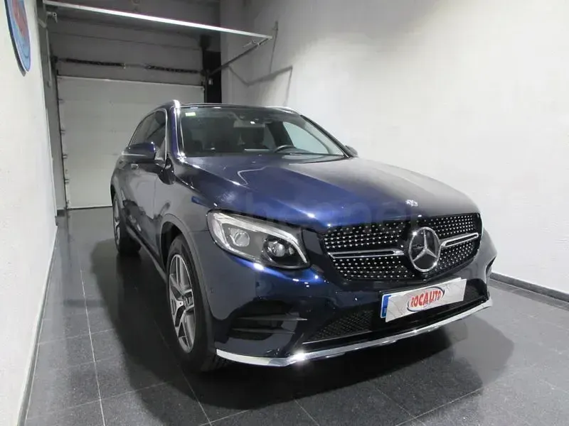 Usado Mercedes GLC250 211 CV (155 kW) 2018 Azul SUV