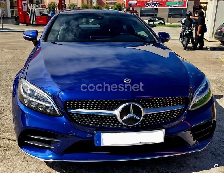 Usado Mercedes C220 194 CV (142 kW) 2019 Azul Coupe