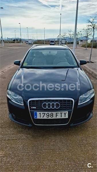 Usado Audi A4 S-Line 170 CV (125 kW) 2007 Negro Familiar