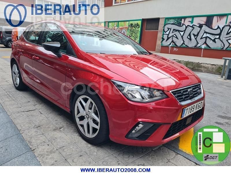 Usado Seat Ibiza FR 116 CV (85 kW) 2017 Granate Berlina