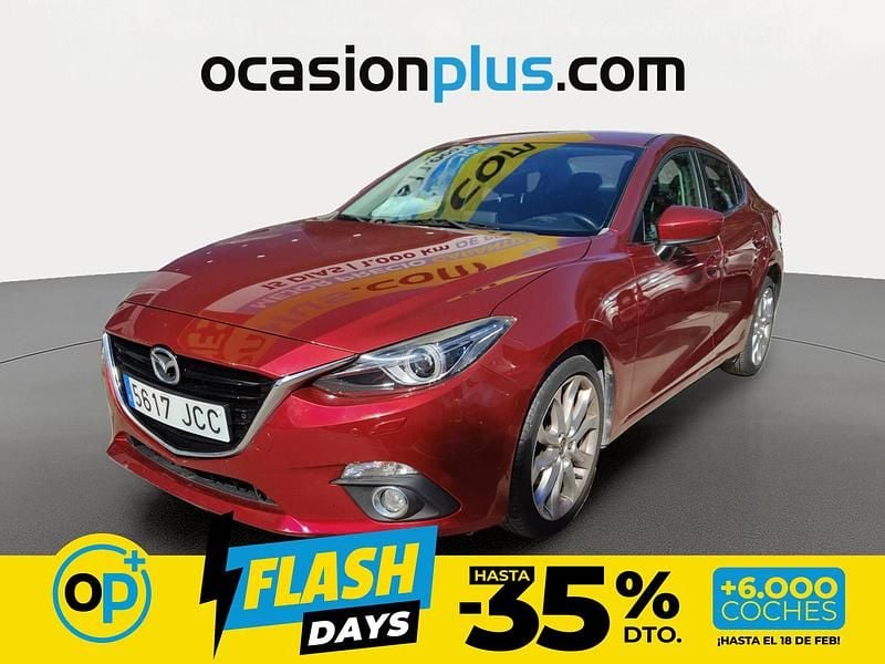 Usado Mazda 3 Luxury 120 CV (88 kW) 2015 Rojo Berlina