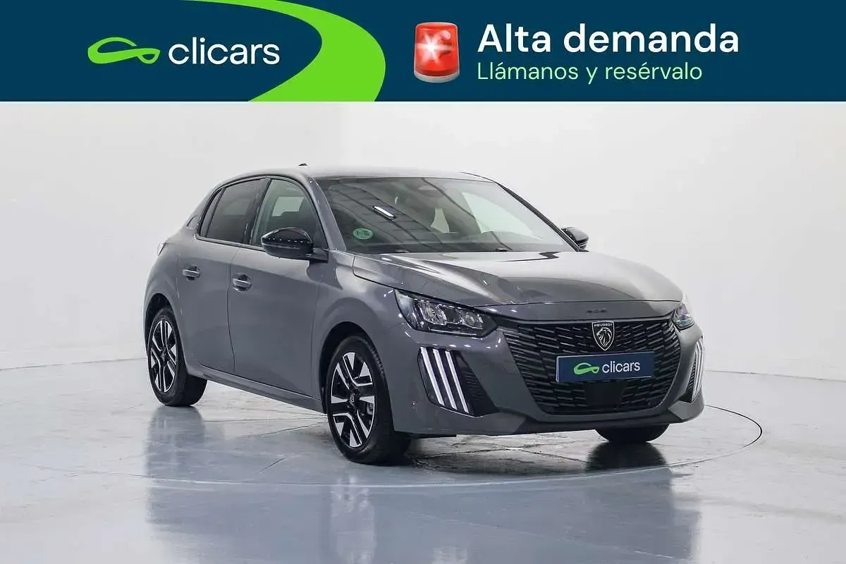 Nuevo Peugeot 208 Allure 102 CV (75 kW) 2025 Gris Utilitario