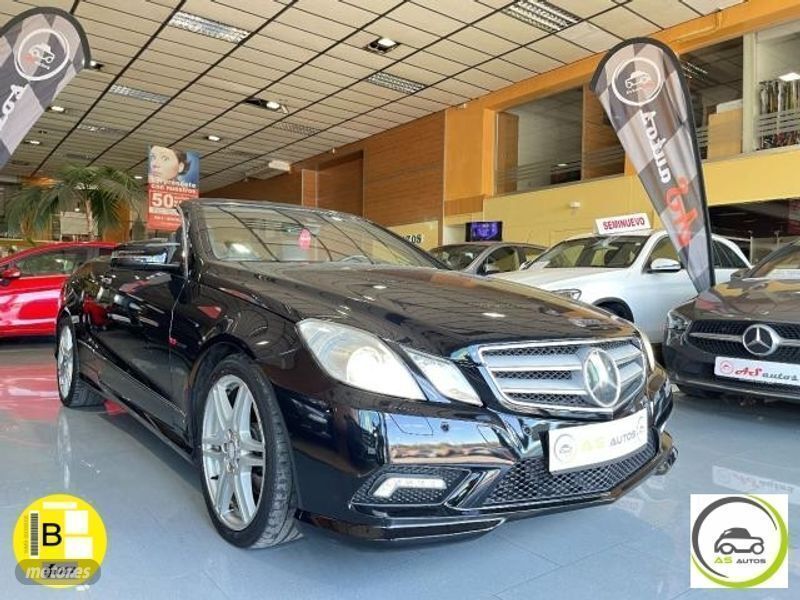 Negro Usado 2010 Mercedes E350 Executive Descapotable | 16.990 € (Precio justo) - Imagen 1/4