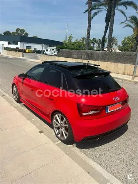 Usado Audi A1 Sportback Design 116 CV (85 kW) 2016 Rojo Utilitario