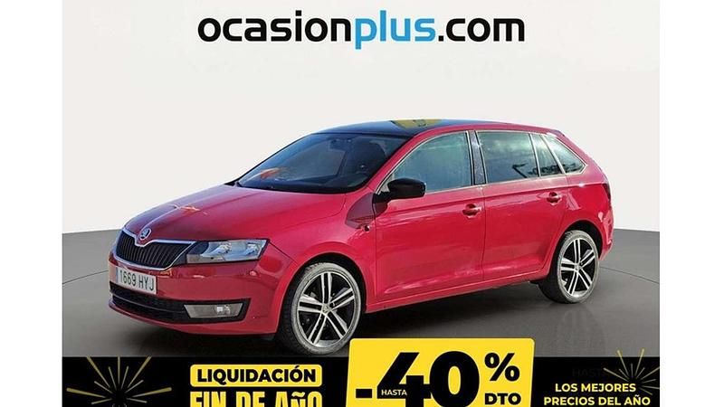 Rojo Usado 2014 Skoda Rapid Ambition Utilitario | 9150 € (Precio justo) - Imagen 1/4