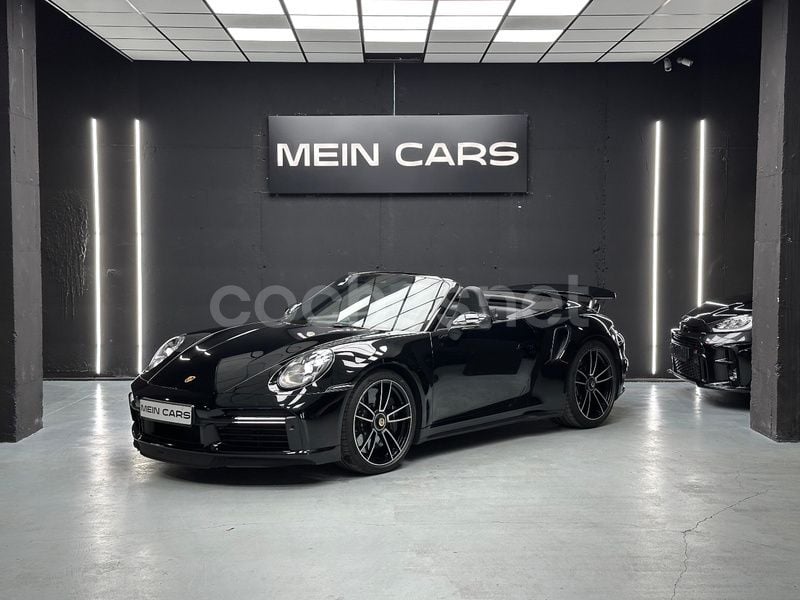 Negro Usado 2020 Porsche 911 Turbo S Cabriolet Descapotable | 208.900 € - Imagen 1/4