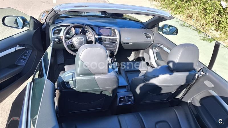 Usado Audi A5 Cabriolet S-Line 180 CV (132 kW) 2011 Negro Descapotable