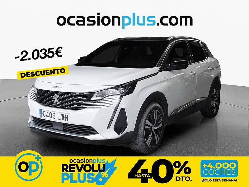 Usado Peugeot 3008 GT 130 CV (95 kW) 2022 Blanco SUV