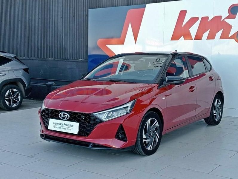 Begagnad Hyundai i20 100 HK (73 kW) 2022 Röd Halvkombi