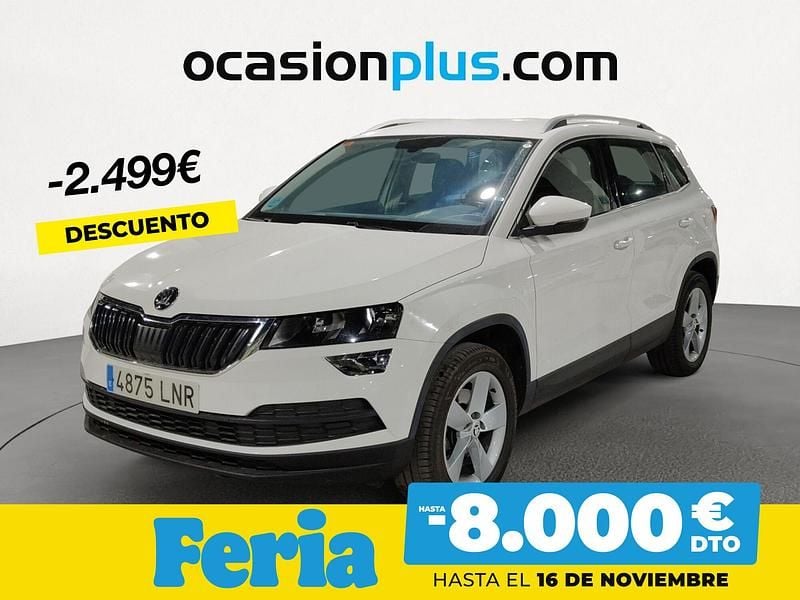Blanco Usado 2021 Skoda Karoq Ambition SUV | 23.990 € (Precio justo) - Imagen 1/4