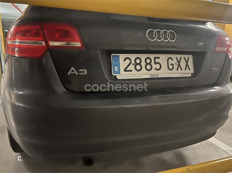 Usado Audi A3 Ambition 105 CV (77 kW) 2010 Negro Berlina