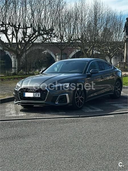 Gris / plata Usado 2020 Audi A5 Sportback Advanced Plus Utilitario | 29.500 € (Precio justo) - Imagen 1/4