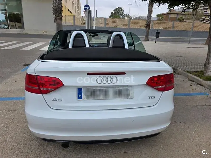 Usado Audi A3 Cabriolet S-Line 140 CV (102 kW) 2012 Blanco Descapotable