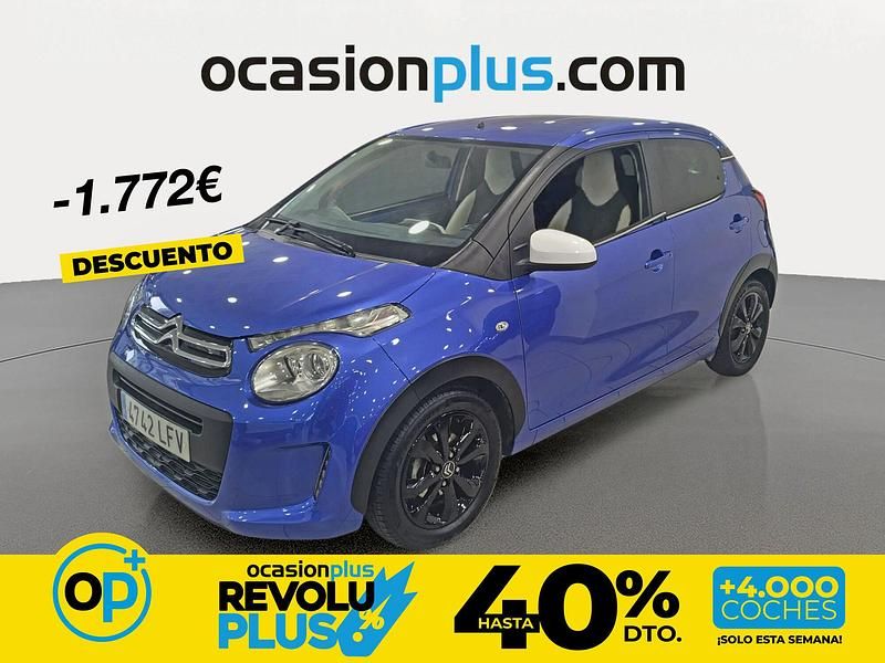 Usado Citroën C1 72 CV (52 kW) 2020 Azul Utilitario
