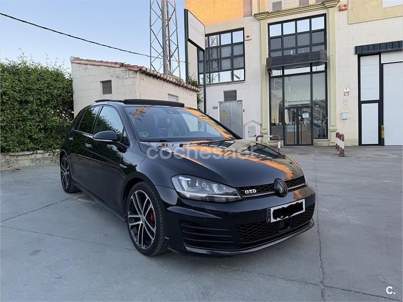 Usado VW Golf VII GTD 184 CV (135 kW) 2016 Negro Familiar