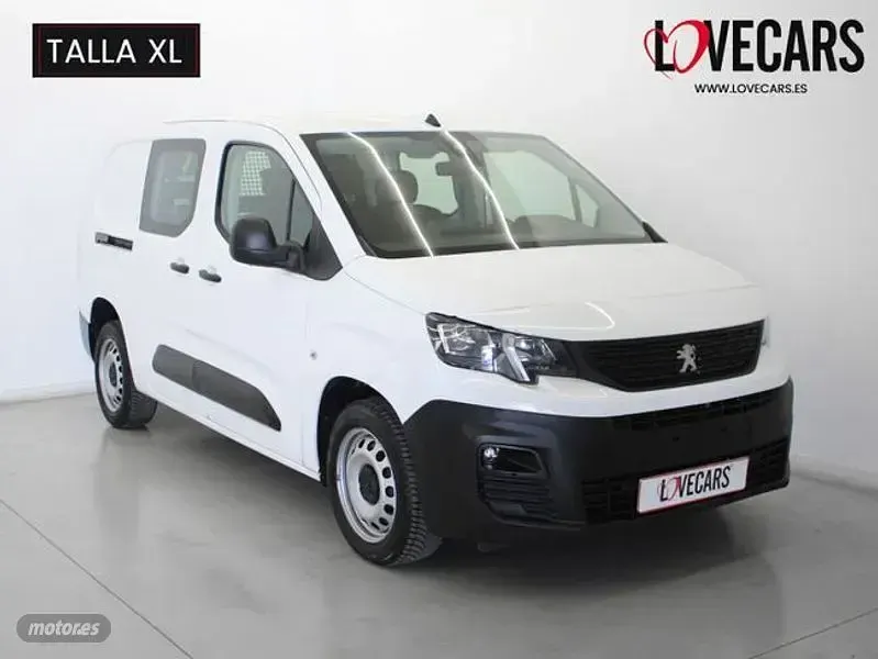 Usado Peugeot Partner 101 CV (74 kW) 2021 Blanco Monovolumen