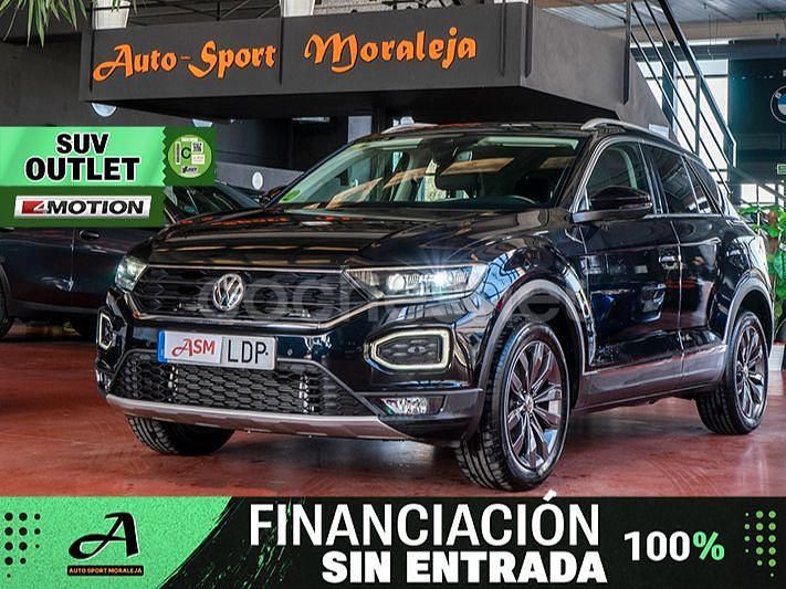 Negro Usado 2020 VW T-Roc Sportline SUV | 23.900 € (Un poco caro) - Imagen 1/4