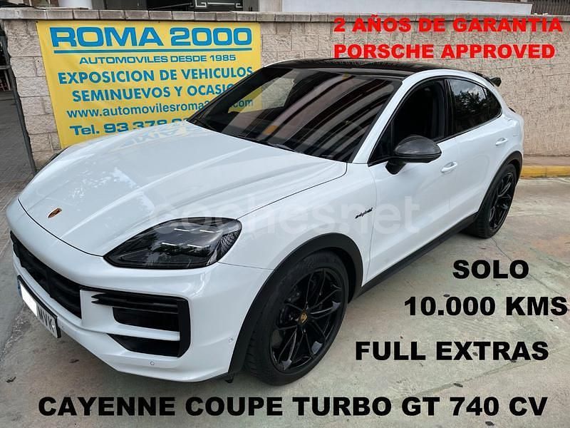 Blanco Usado 2024 Porsche Cayenne Turbo E-Hybrid SUV | 229.900 € - Imagen 1/4