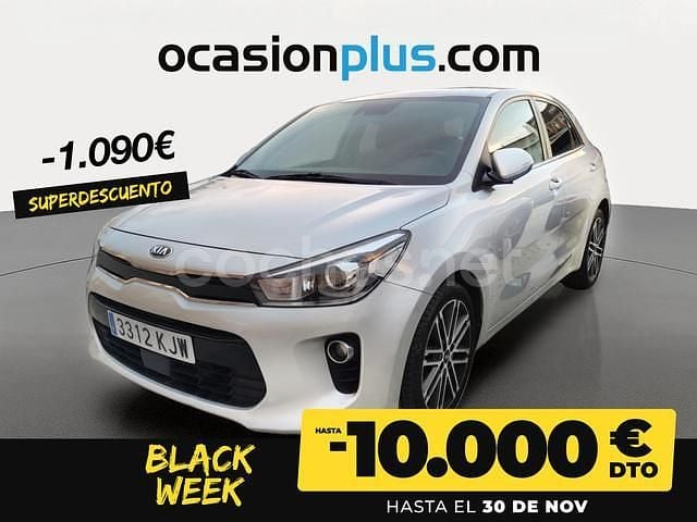 Gris / plata Usado 2018 Kia Rio Berlina | 11.990 € (Precio justo) - Imagen 1/4