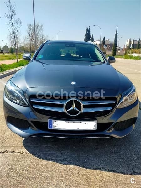 Usado Mercedes C350e Exclusive 279 CV (205 kW) 2015 Gris / plata Familiar