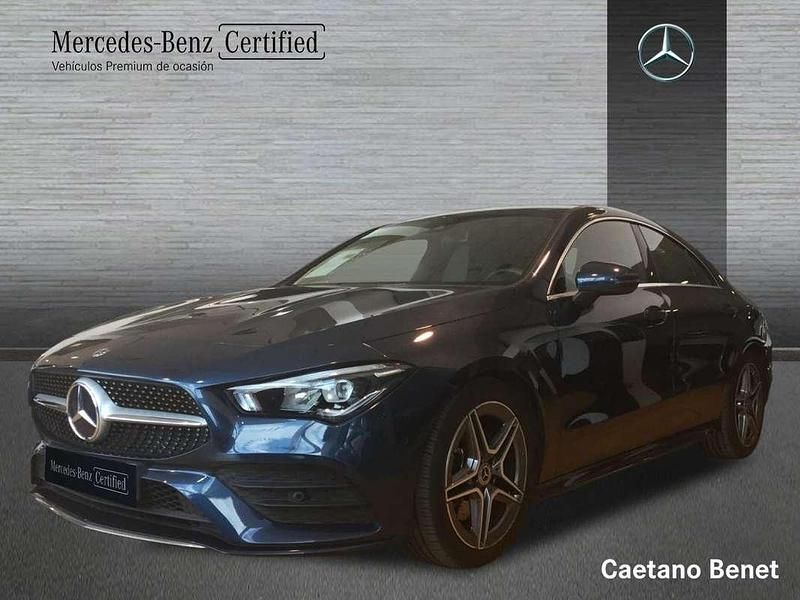 Azul Usado 2021 Mercedes CLA200 Coupe | 27.900 € (Precio justo) - Imagen 1/4