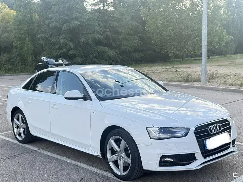 Usado Audi A4 S-Line 190 CV (139 kW) 2015 Blanco Berlina