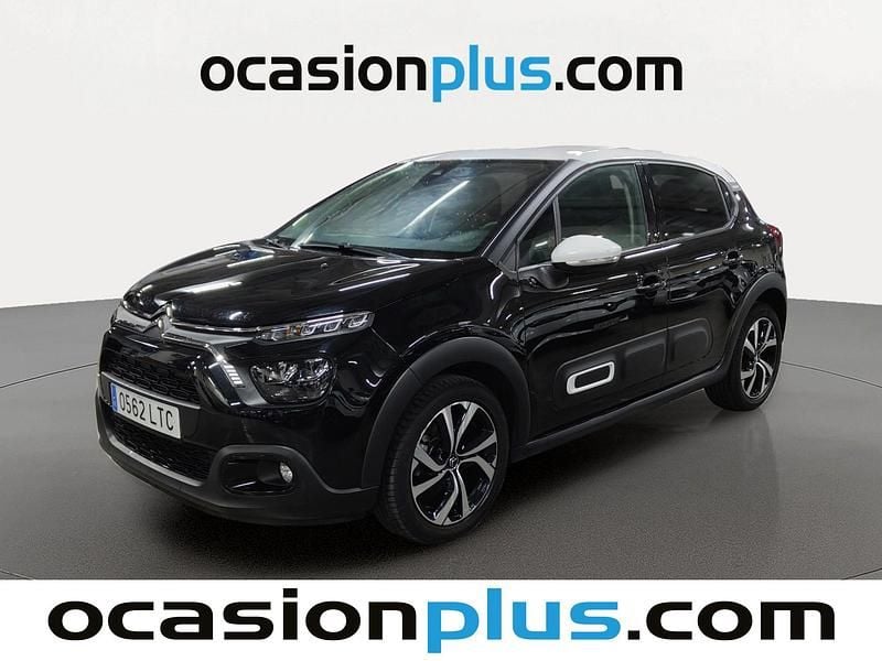 Negro Usado 2021 Citroën C3 PureTech Utilitario | 9991 € (Buen precio) - Imagen 1/4