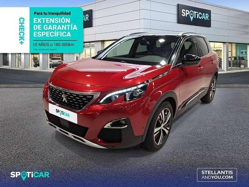 Rojo Usado 2017 Peugeot 3008 Style Monovolumen | 10.900 € (Buen precio) - Imagen 1/4
