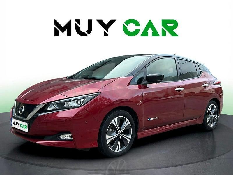 Brugt Nissan Leaf Tekna 110 kW (150 HK) 2019 Rød Hatchback