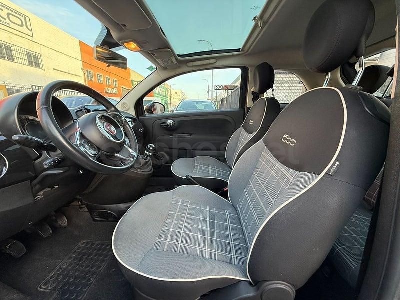 Usado Fiat 500 Lounge 69 CV (50 kW) 2018 Negro Berlina