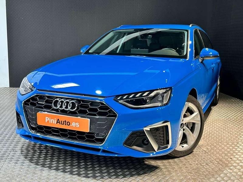 Usado Audi A4 S-Line 204 CV (150 kW) 2020 Azul Familiar