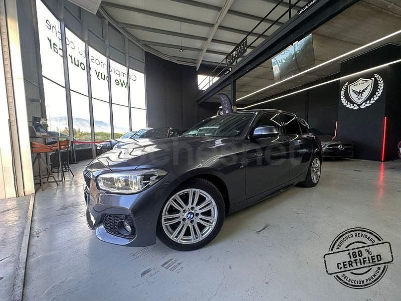 Usado BMW 118 Sport Line 143 CV (105 kW) 2017 Gris Utilitario