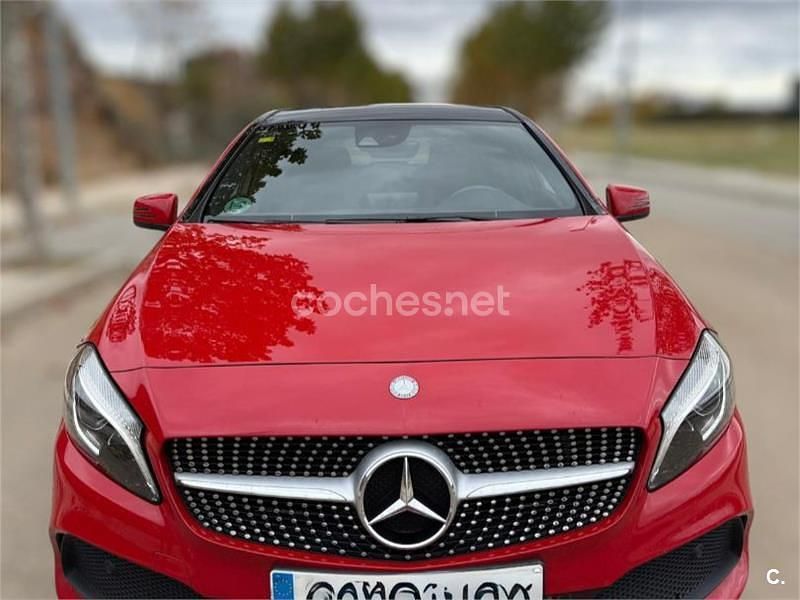 Granate Usado 2016 Mercedes A200 AMG line Berlina | 18.900 € (Precio justo) - Imagen 1/4