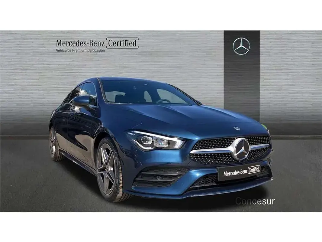 Usado Mercedes CLA180 136 CV (100 kW) 2022 Azul Coupe