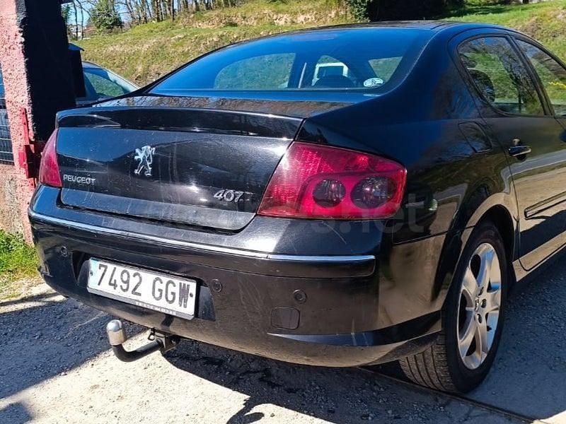 Usado Peugeot 407 Premium 136 CV (100 kW) 2008 Negro Berlina