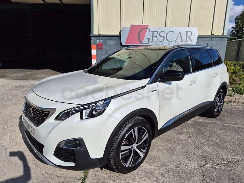 Usado Peugeot 5008 GT-line 130 CV (95 kW) 2019 Blanco Monovolumen