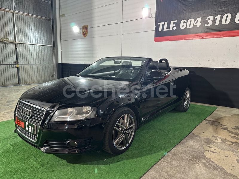 Negro Usado 2008 Audi A3 Cabriolet Attraction Descapotable | 8980 € (Precio justo) - Imagen 1/4