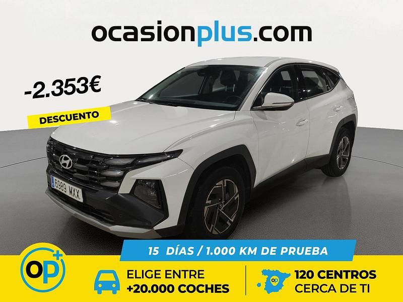 Blanco Usado 2025 Hyundai Tucson SUV | 24.900 € (Precio justo) - Imagen 1/4