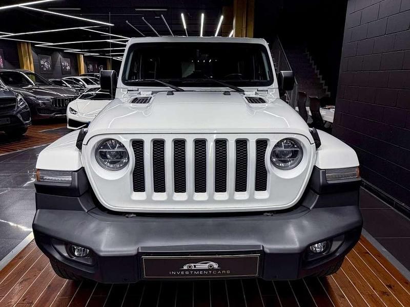 Usado Jeep Wrangler Unlimited Sahara 200 CV (147 kW) 2018 Blanco SUV