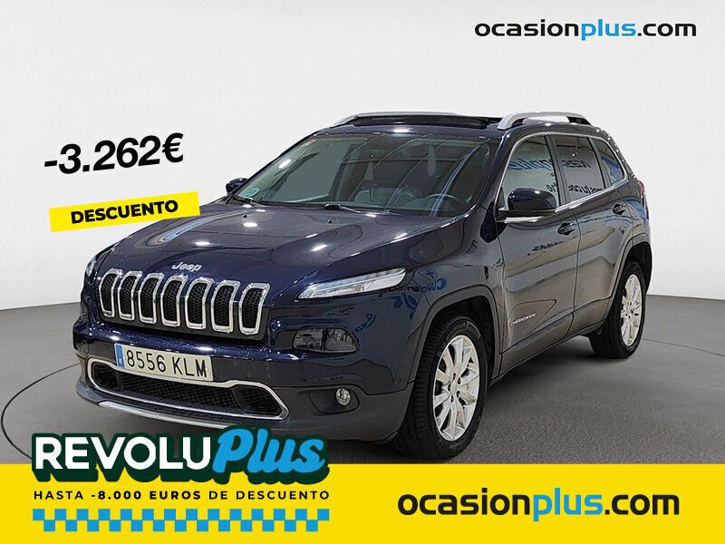 Azul Usado 2018 Jeep Cherokee Limited SUV | 16.750 € (Un poco caro) - Imagen 1/4
