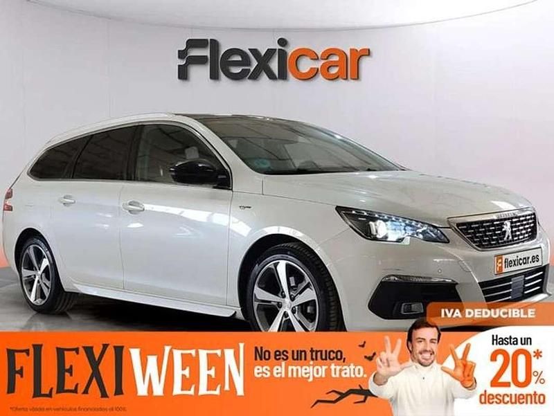 Blanco Usado 2021 Peugeot 308 GT Familiar | 11.490 € (Super precio) - Imagen 1/4